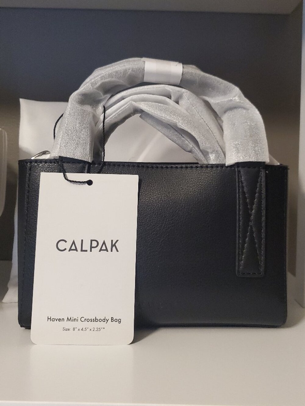 NWT Calpak Haven Mini Top-Handle Bag Crossbody Black